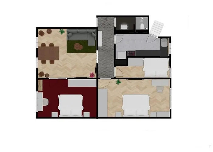 Centrally Located 4 شقة