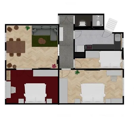 Centrally Located 4 Apartman