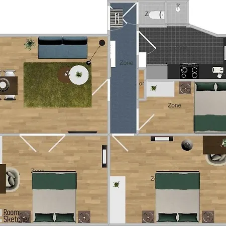 Apartman Centrally Located 4 Koppenhága